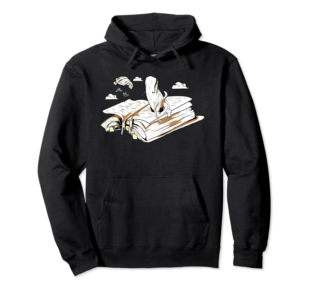 Moby Dick Whale Literature Book Reader Hoodie - Graphic Print Men Women - T-Shirt, Sweatshirt, Hoodie