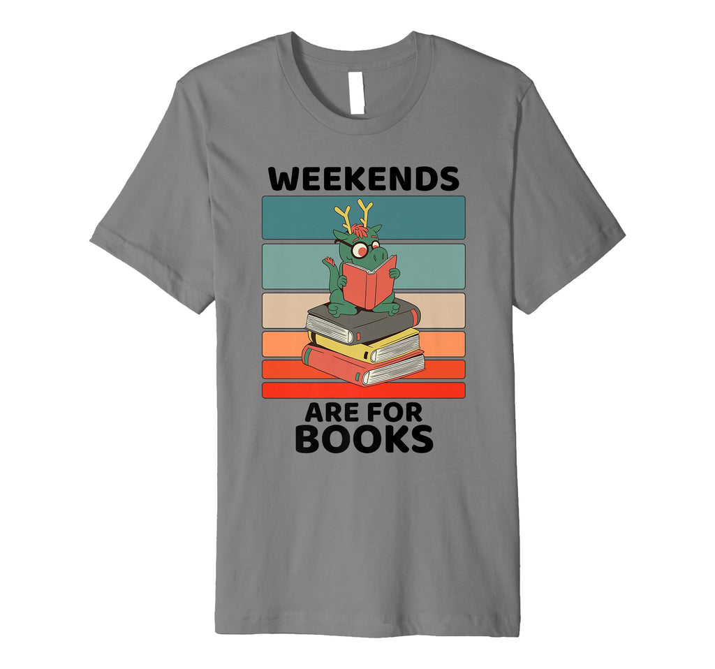 Dragon Lover Weekends Are Books Lover T-Shirt - Minimalist Print Unisex - T-Shirt, Sweatshirt, Hoodie