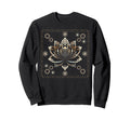 Lotus Flower Buddhism Symbol Sweatshirt - Trendy Graphic for Adults - T-Shirt, Sweatshirt, Hoodie