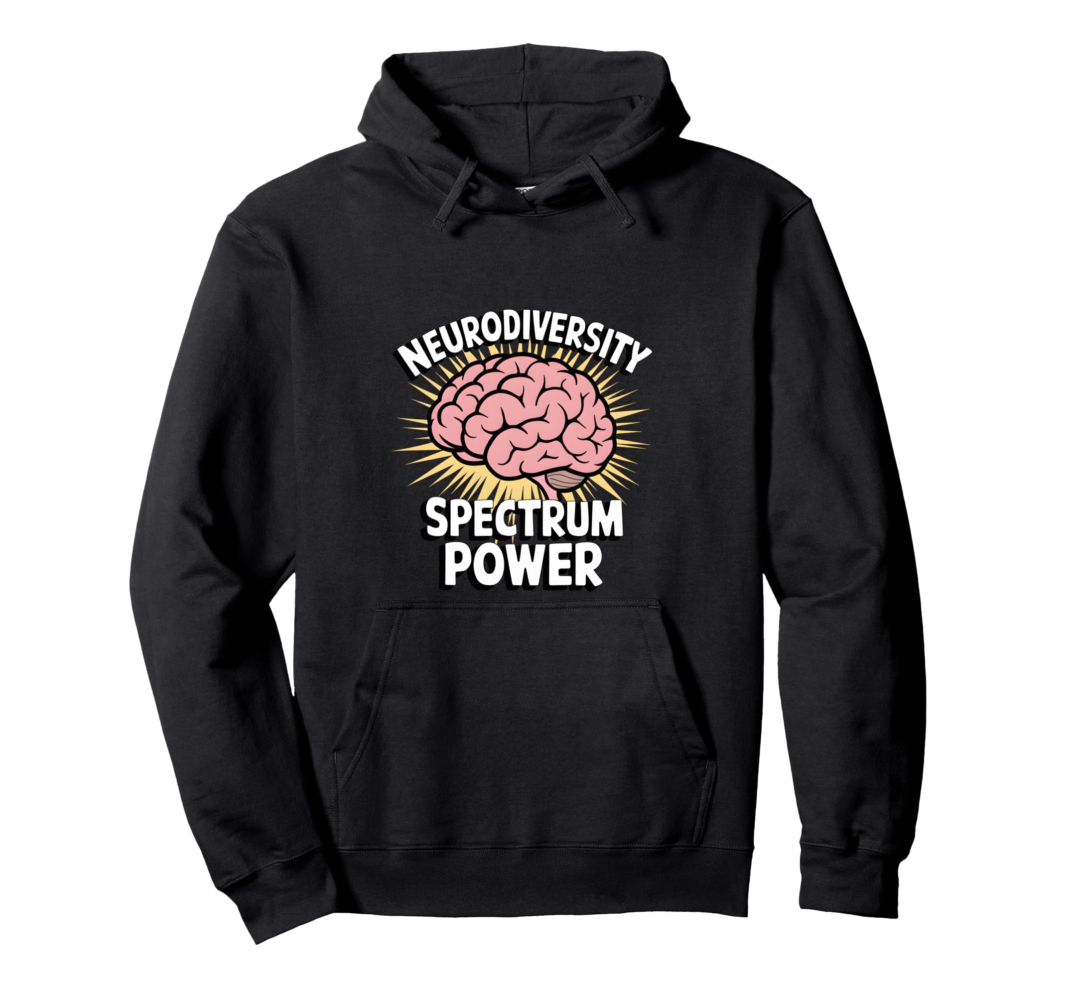 Neurodiversity Spectrum Power Asd Hoodie - Streetwear Style for Adults - T-Shirt, Sweatshirt, Hoodie
