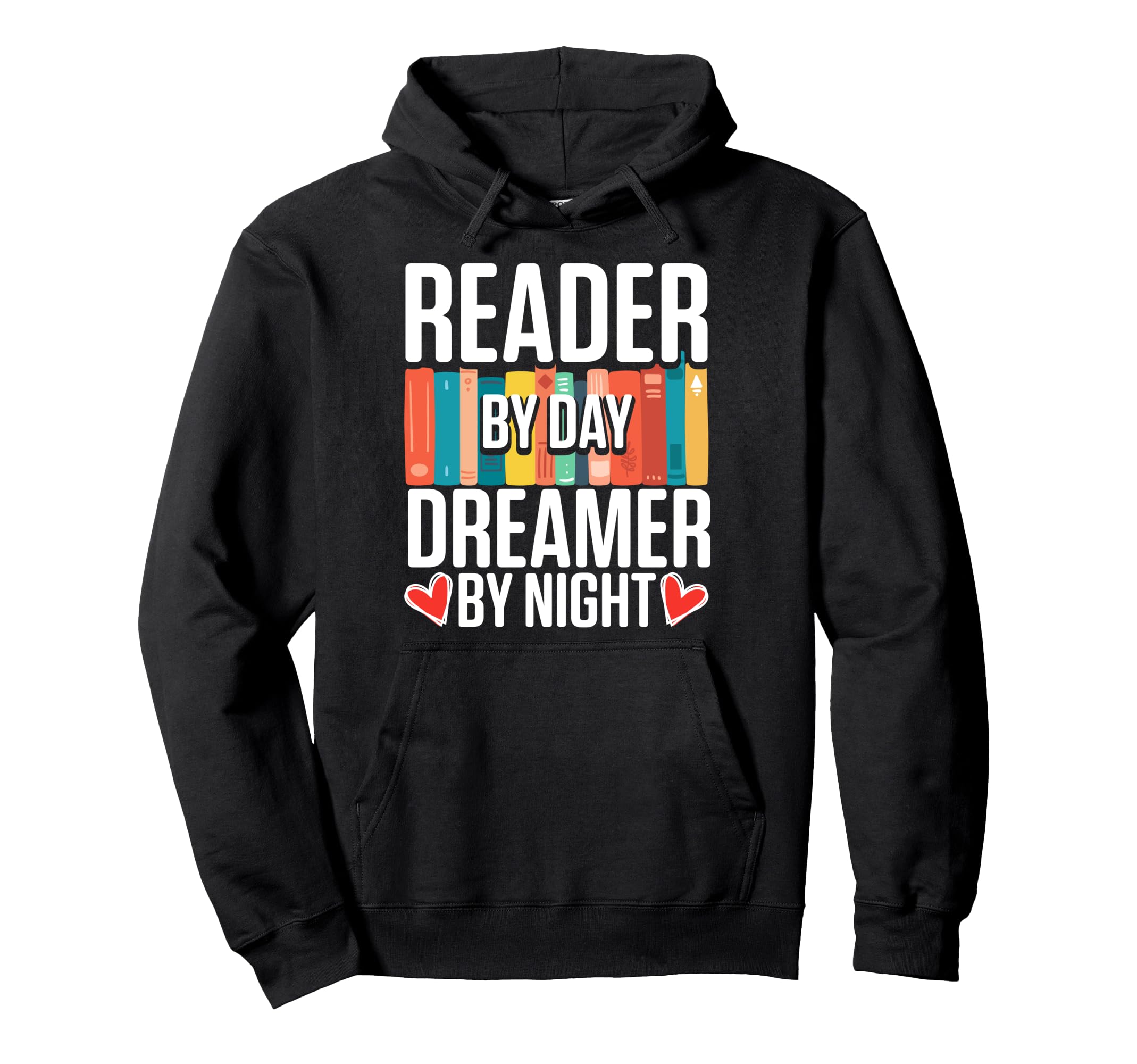 Reading Bookshelf Book Club Nerdy Hoodie - Custom Art Print Men Women - T-Shirt, Sweatshirt, Hoodie
