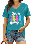 Easter Shirts for Women He is Risen Tshirt Easter Christian T-Shirt Jesus Lover Short Sleeve Tops - T-Shirt, Sweatshirt, Hoodie