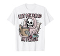 Groovy Let Me Read Peace Bookish Skeleton T-Shirt - Streetwear Style Unisex - T-Shirt, Sweatshirt, Hoodie