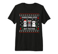 Overstimulated But Festive Possum Ugly T-Shirt - Unique Graphic Unisex - T-Shirt, Sweatshirt, Hoodie