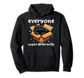 Everyone Copes Differently Cat Napping Hoodie - Trendy Graphic Unisex - T-Shirt, Sweatshirt, Hoodie