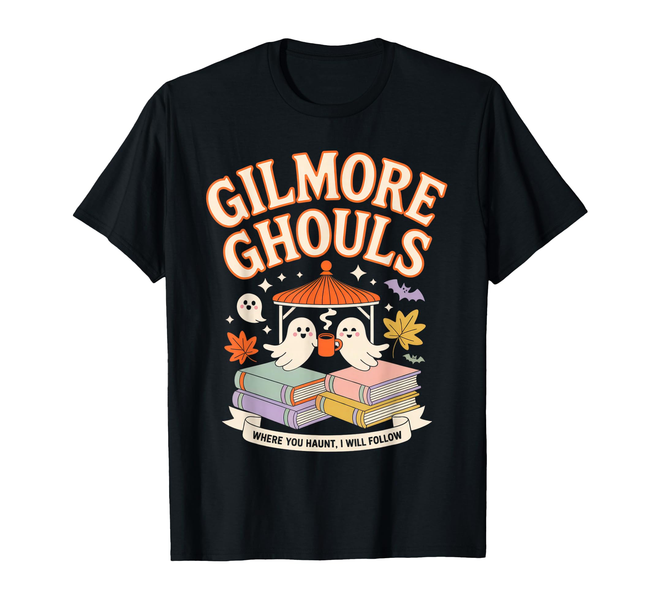 Gilmore Ghouls Halloween Book Lover T-Shirt - Novelty Apparel Men Women - T-Shirt, Sweatshirt, Hoodie