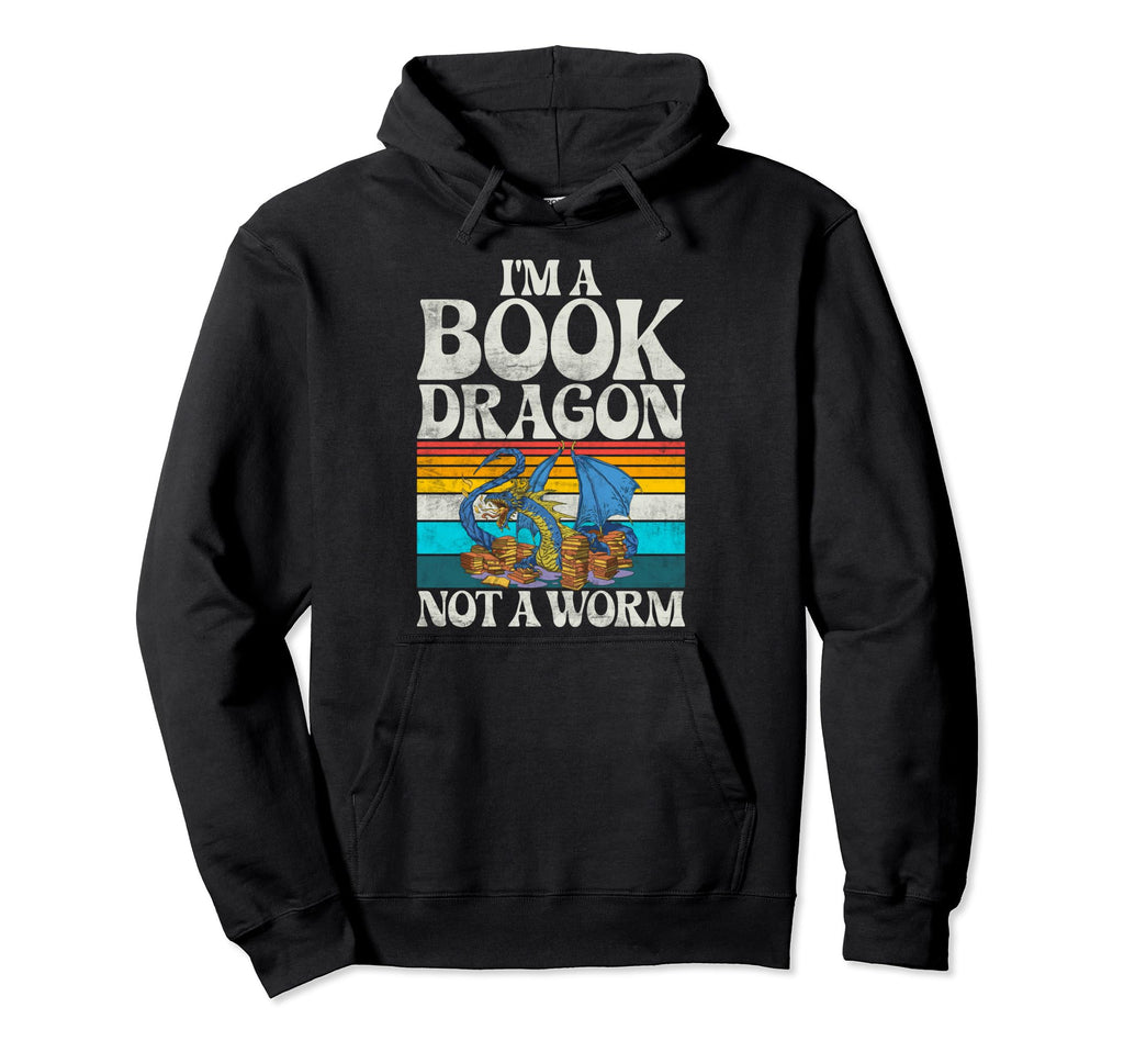 Im Book Dragon Not Worm Dragon Hoodie - Custom Art Print Unisex - T-Shirt, Sweatshirt, Hoodie