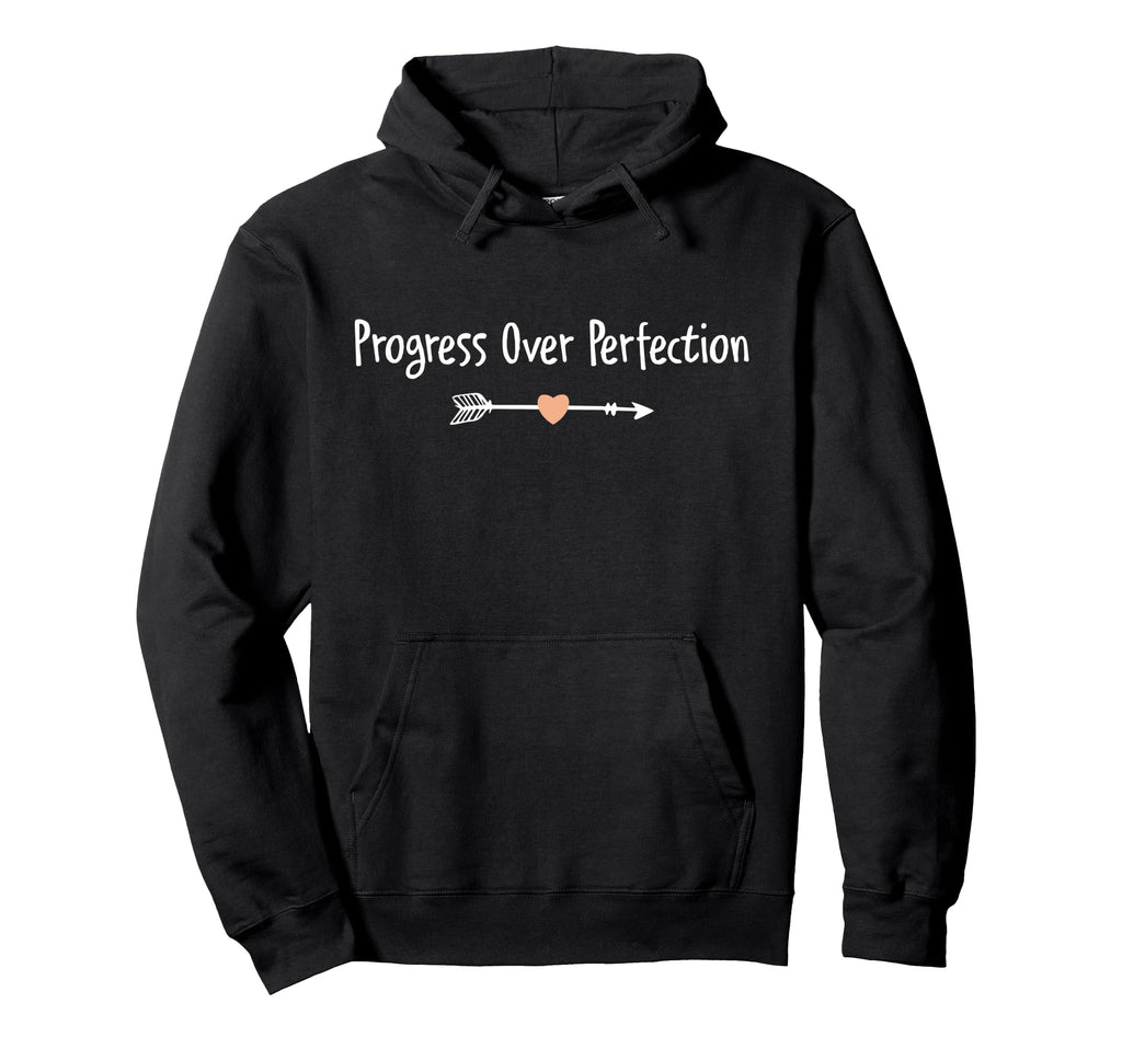 Progress Over Perfection Primary Hoodie - Custom Art Print Men Women - T-Shirt, Sweatshirt, Hoodie