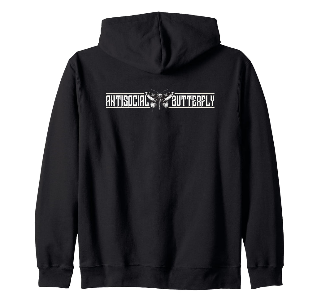 Antisocial Butterfly Gift Hoodie - Trendy Graphic Unisex - T-Shirt, Sweatshirt, Hoodie