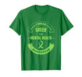 I Wear Green Mental Health Awareness T-Shirt - Aesthetic Graphic Men Women - T-Shirt, Sweatshirt, Hoodie