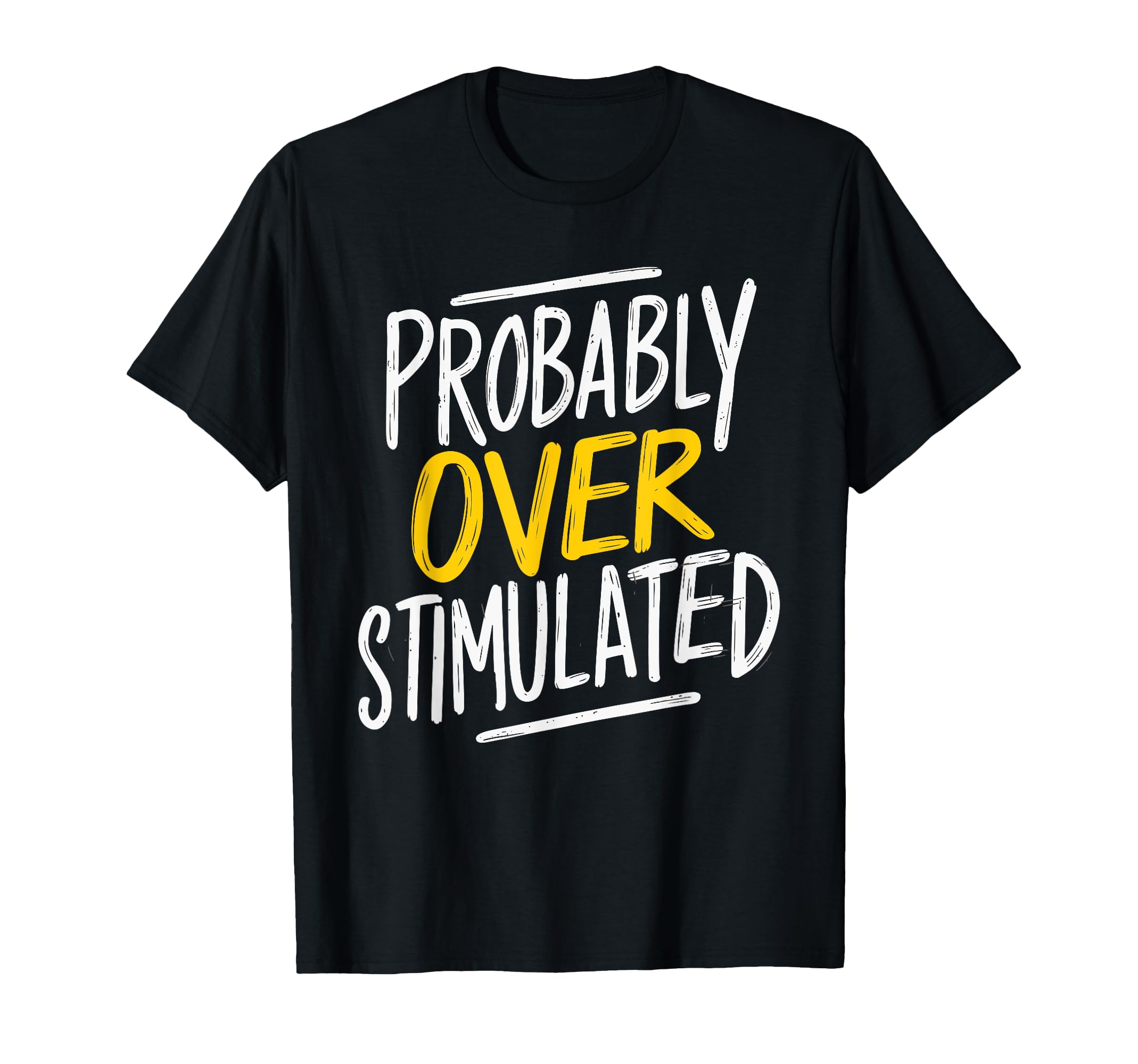 Anxiety Introvert Mental Health Hoodie - Graphic Print Unisex - T-Shirt, Sweatshirt, Hoodie