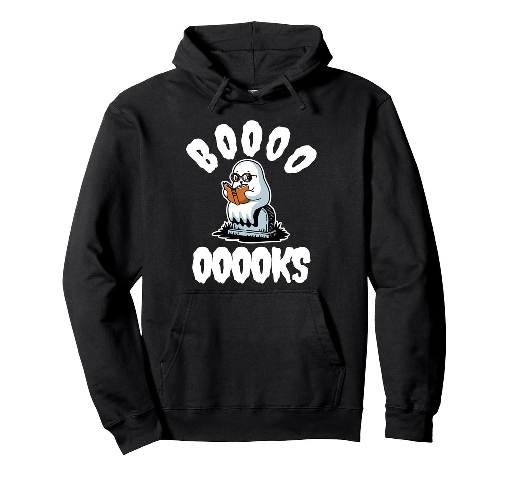 Halloween Book Lover Reading Nerd Hoodie - Casual Everyday Wear Unisex - T-Shirt, Sweatshirt, Hoodie