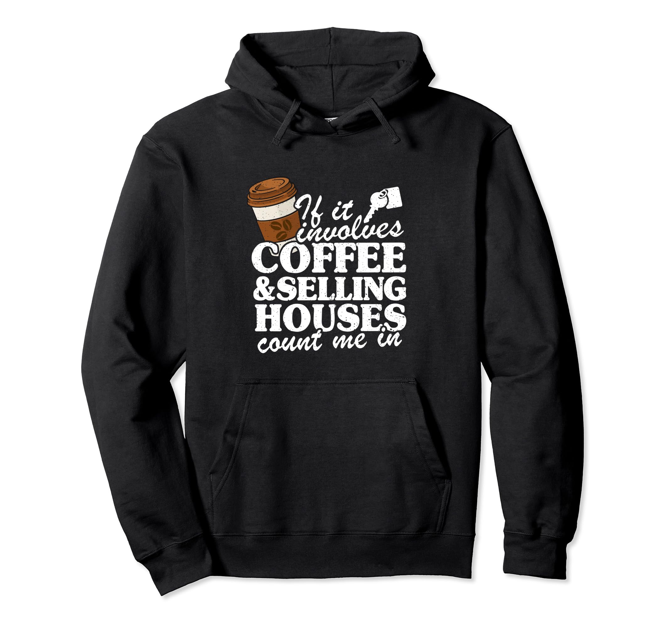 If It Involves Coffee Selling Hoodie - Casual Everyday Wear for Adults - T-Shirt, Sweatshirt, Hoodie