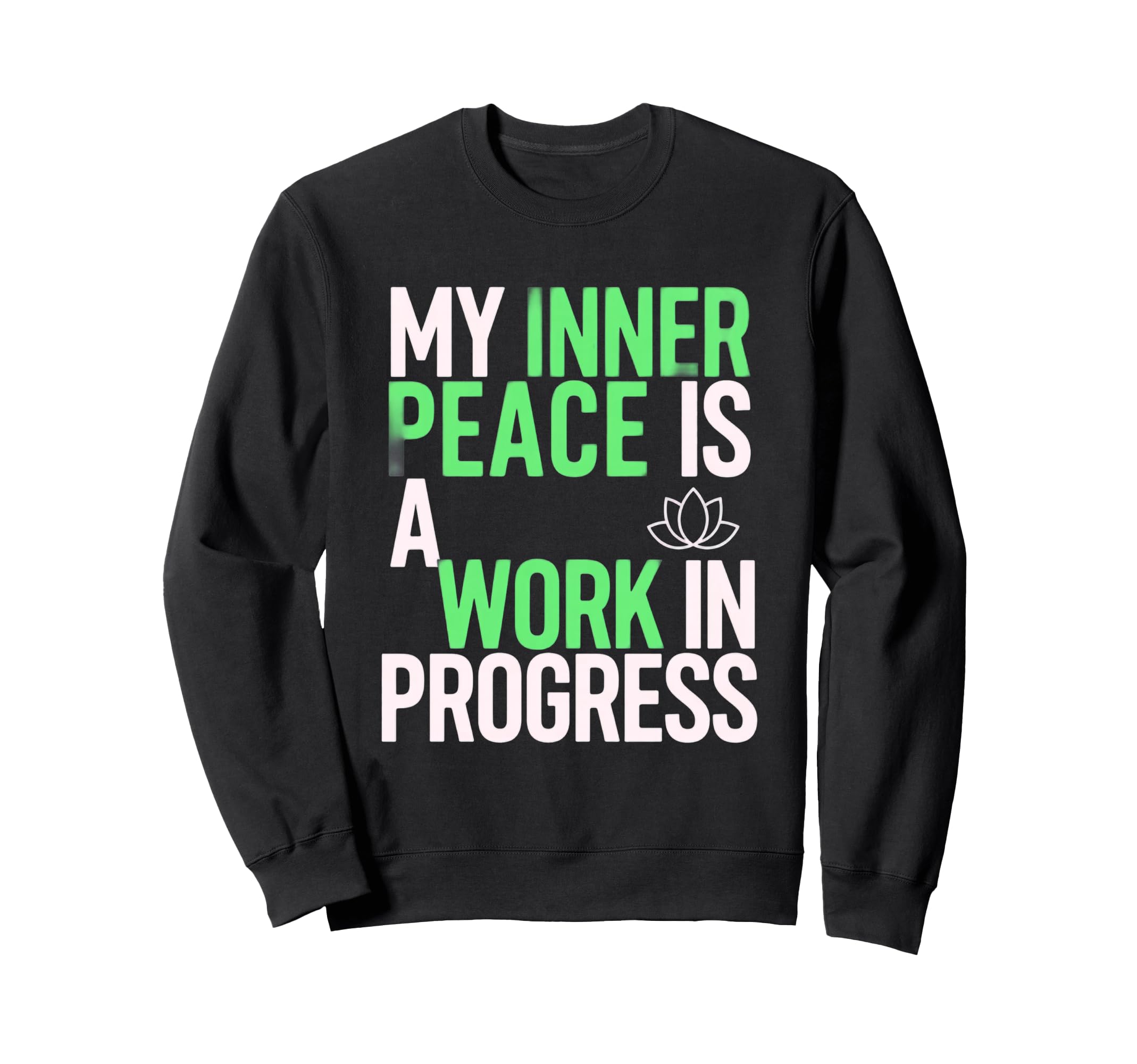 Mindful Intention Positive Sweatshirt - Custom Art Print Men Women - T-Shirt, Sweatshirt, Hoodie