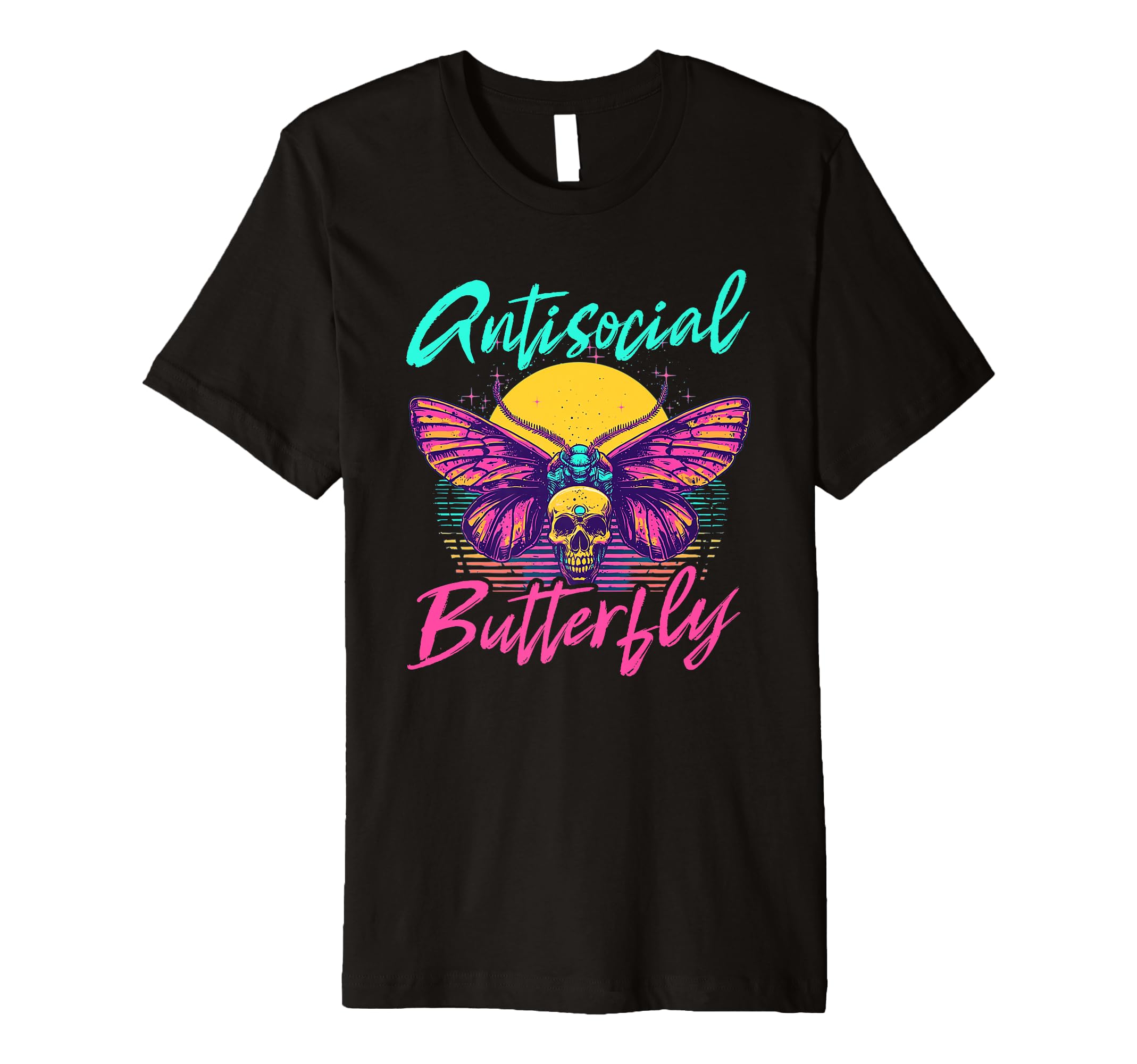 Antisocial Butterfly T-Shirt - Trendy Graphic for Adults - T-Shirt, Sweatshirt, Hoodie