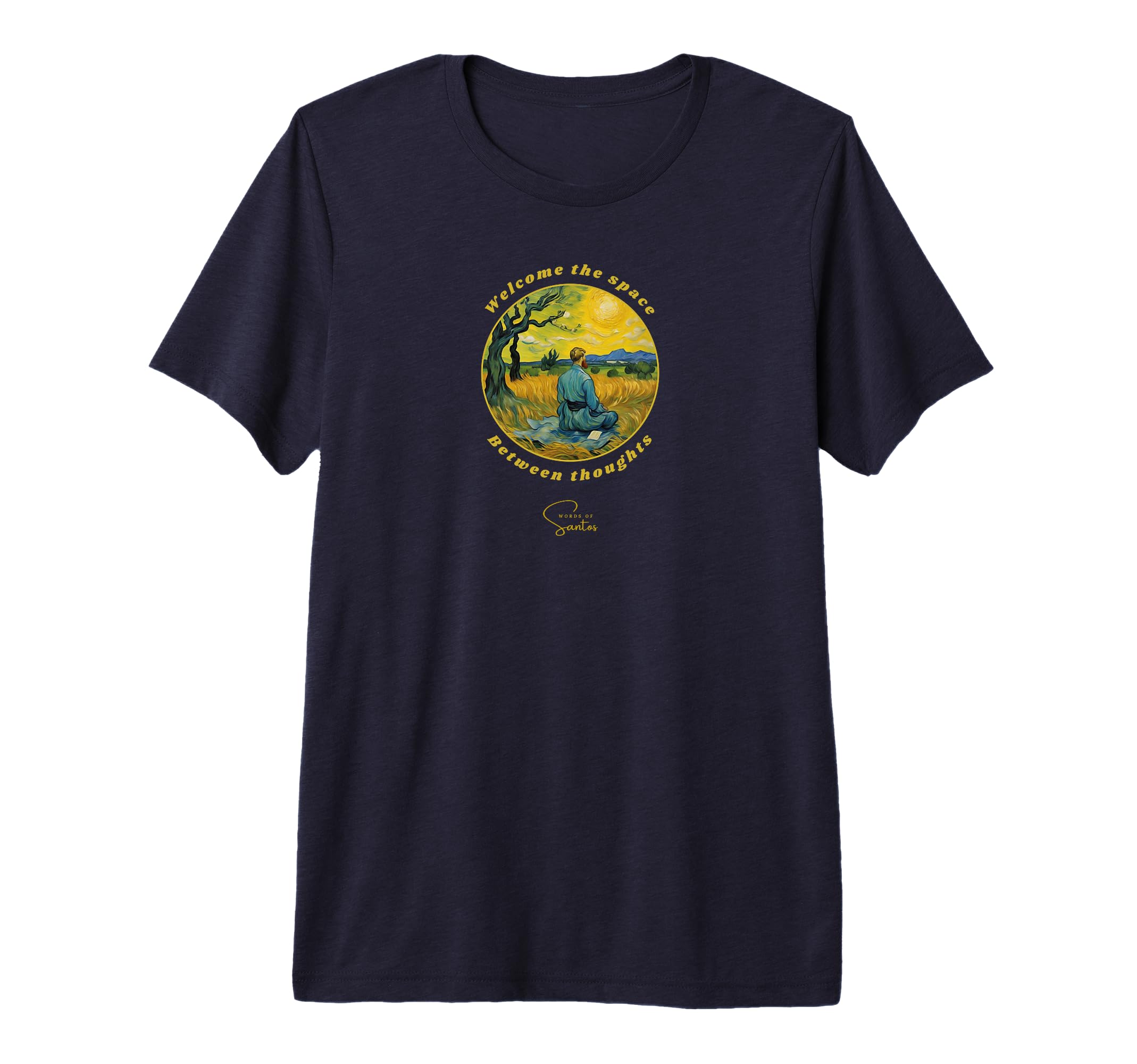 Mindfulness Meditation Zen Yoga Tri T-Shirt - Custom Art Print Men Women - T-Shirt, Sweatshirt, Hoodie