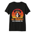 Funny Therapy Service Dog T-Shirt - Fun Novelty Design for Adults - T-Shirt, Sweatshirt, Hoodie