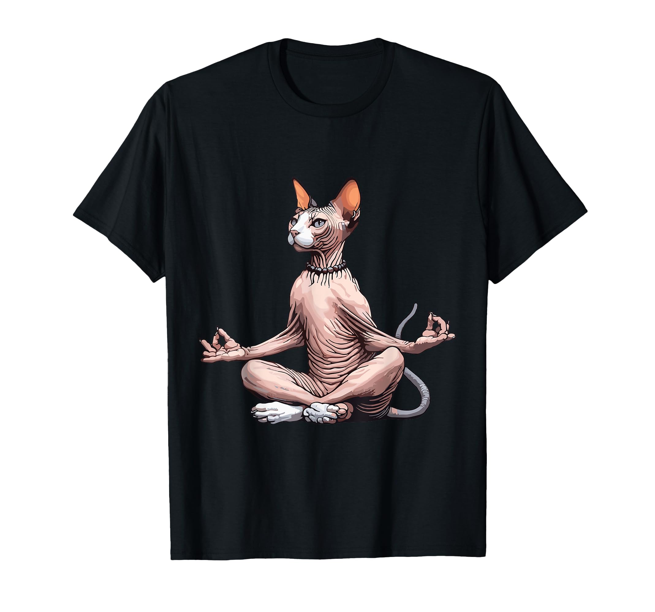 Meditation Sphynx Yoga Pose Relaxing T-Shirt - Minimalist Print for Adults - T-Shirt, Sweatshirt, Hoodie
