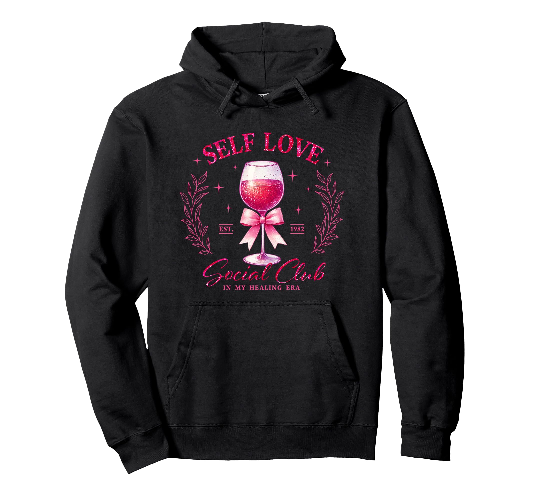 Self Love Single Self Healing Social Club Hoodie - Minimalist Print Unisex - T-Shirt, Sweatshirt, Hoodie