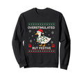 Overstimulated But Still Festive Sweatshirt - Minimalist Print Unisex - T-Shirt, Sweatshirt, Hoodie