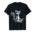 Meditation Lemur Yoga Pose Relaxing T-Shirt - Graphic Print Men Women - T-Shirt, Sweatshirt, Hoodie