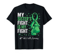 Green Ribbon Sister Mental Health T-Shirt - Novelty Apparel Unisex - T-Shirt, Sweatshirt, Hoodie