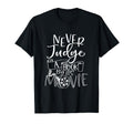 Never Judge Book Its Movie Reader T-Shirt - Graphic Print for Adults - T-Shirt, Sweatshirt, Hoodie