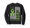 Its Okay To Not Be Okay Mental Health Sweatshirt - Minimalist Print Unisex - T-Shirt, Sweatshirt, Hoodie