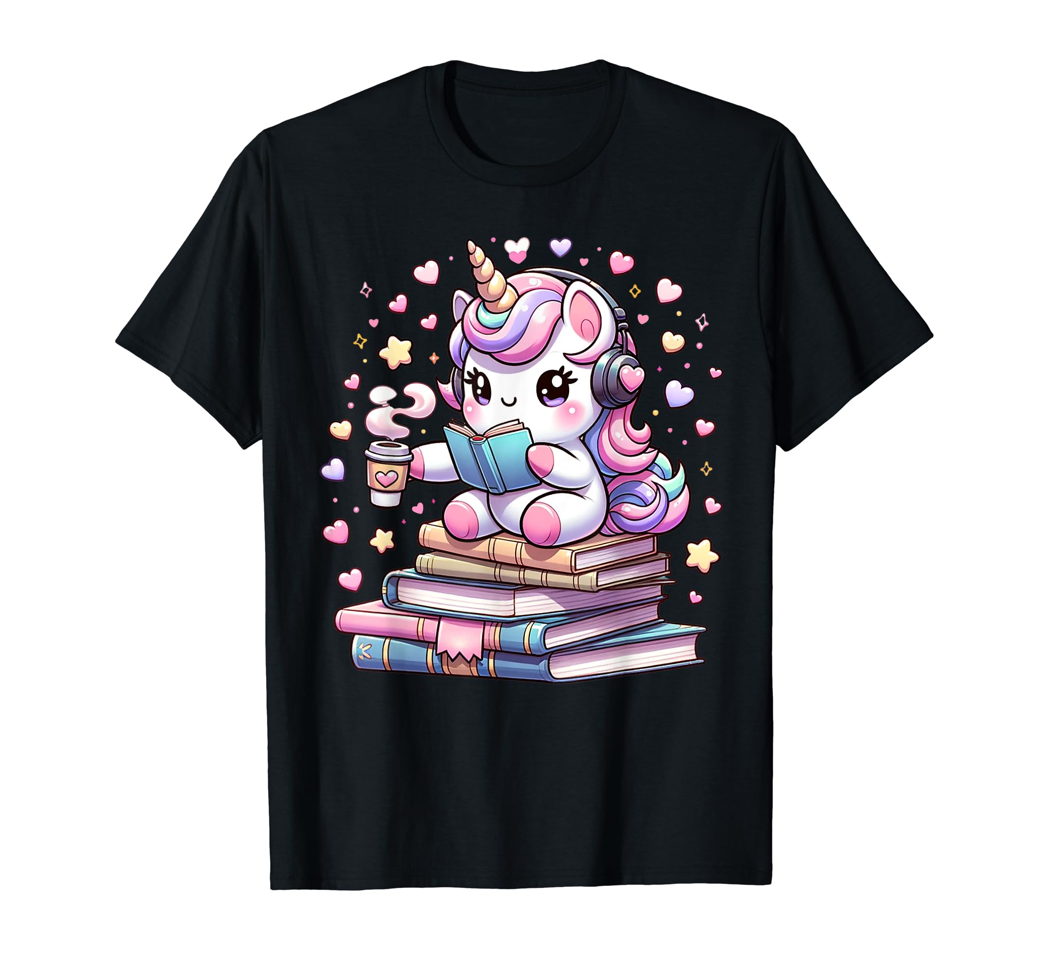 Funny Anime Kawaii Rainbow Unicorn T-Shirt - Aesthetic Graphic Men Women - T-Shirt, Sweatshirt, Hoodie