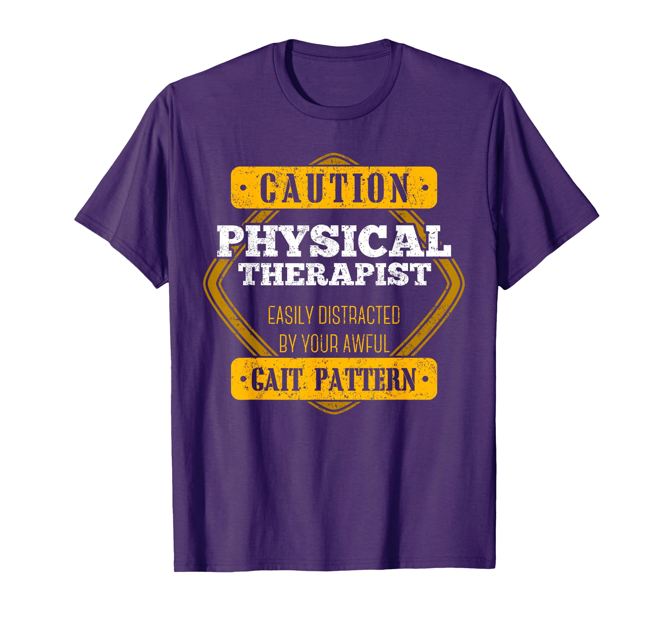 Caution Physical Therapist Easily T-Shirt - Novelty Apparel for Adults - T-Shirt, Sweatshirt, Hoodie