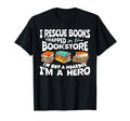 I Rescue Books Trapped Im Not Hoarder T-Shirt - Unique Graphic for Adults - T-Shirt, Sweatshirt, Hoodie