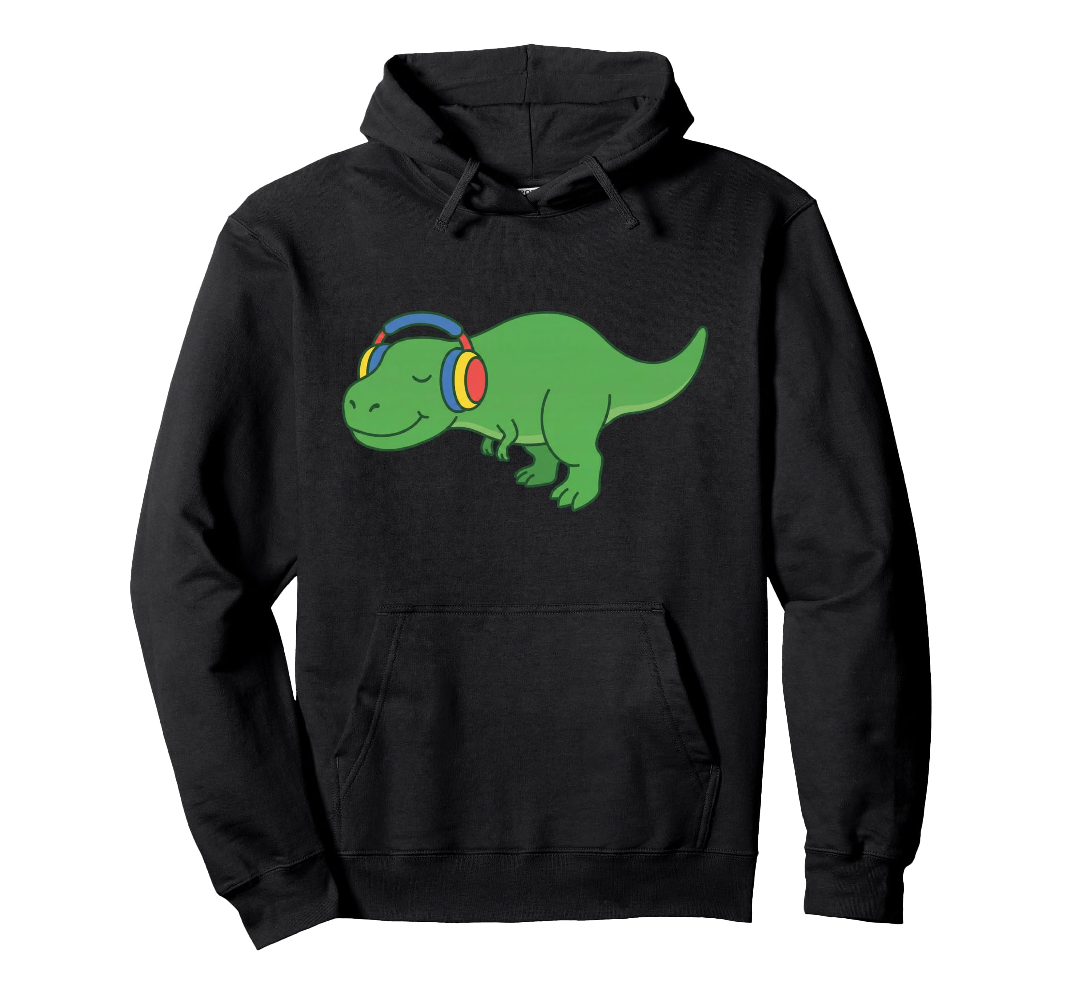 T Rex Dinosaur Noise Canceling Hoodie - Trendy Graphic for Adults - T-Shirt, Sweatshirt, Hoodie