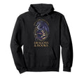 Just Who Loves Dragons Books Dragon Hoodie - Graphic Print Men Women - T-Shirt, Sweatshirt, Hoodie