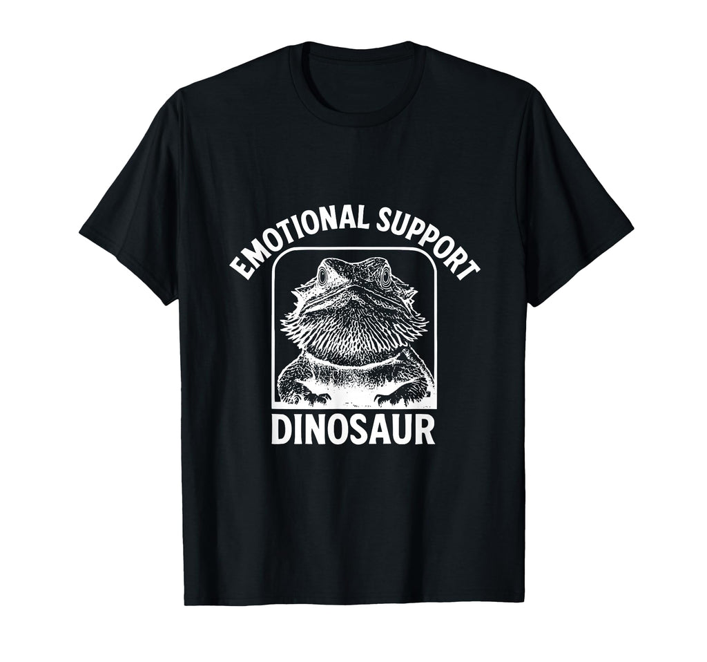 Funny Emotional Support Dinosaur T-Shirt - Graphic Print Unisex - T-Shirt, Sweatshirt, Hoodie