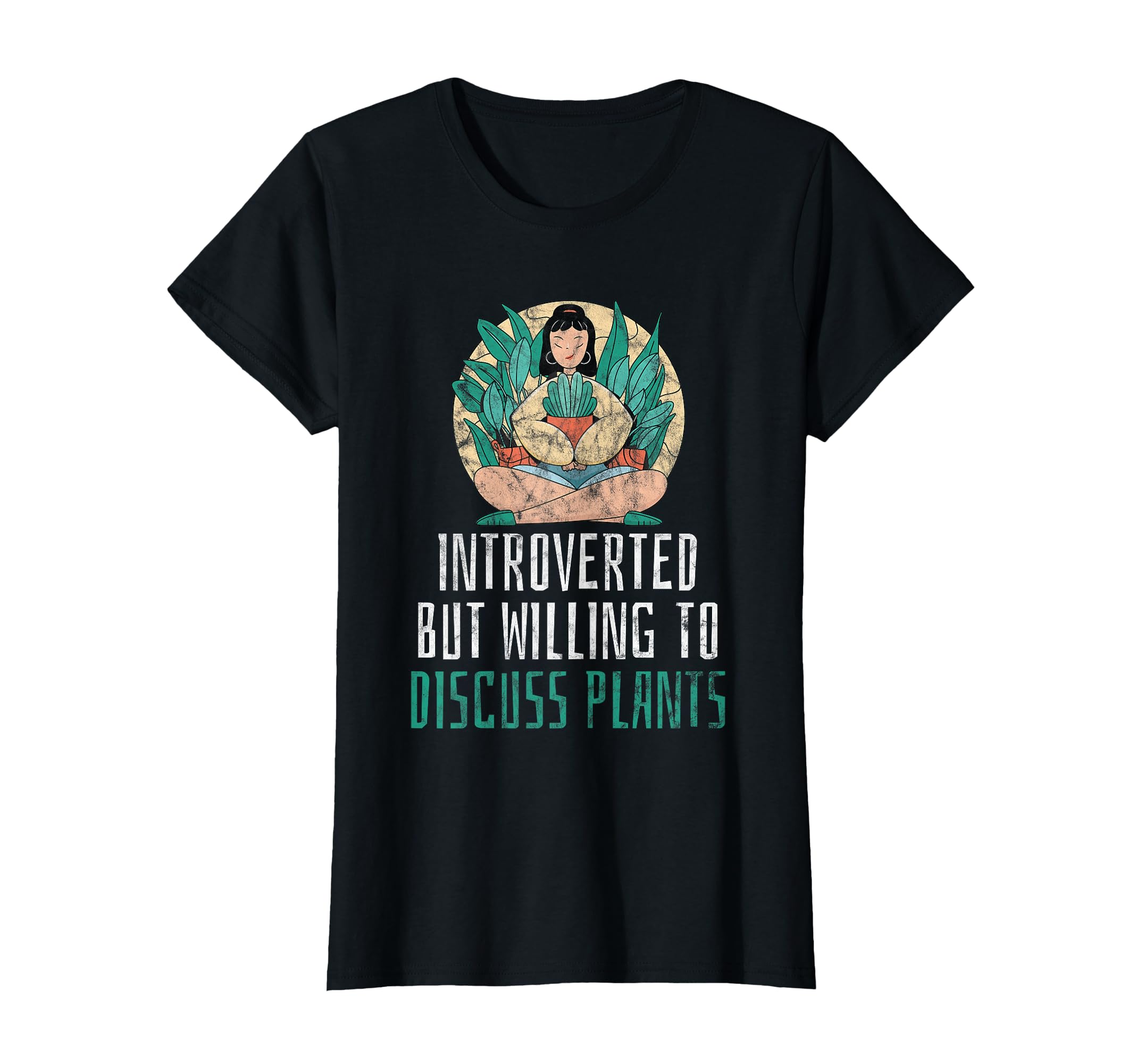 Introvert Humorous Plant Lover T-Shirt - Fun Novelty Design for Adults - T-Shirt, Sweatshirt, Hoodie
