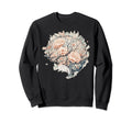 Brain Flower Neuro Science Floral Sweatshirt - Custom Art Print Unisex - T-Shirt, Sweatshirt, Hoodie