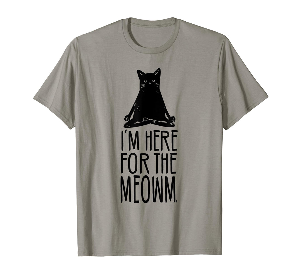 Cat Motif Funny Meditation Buddha Om T-Shirt - Fun Novelty Design Unisex - T-Shirt, Sweatshirt, Hoodie
