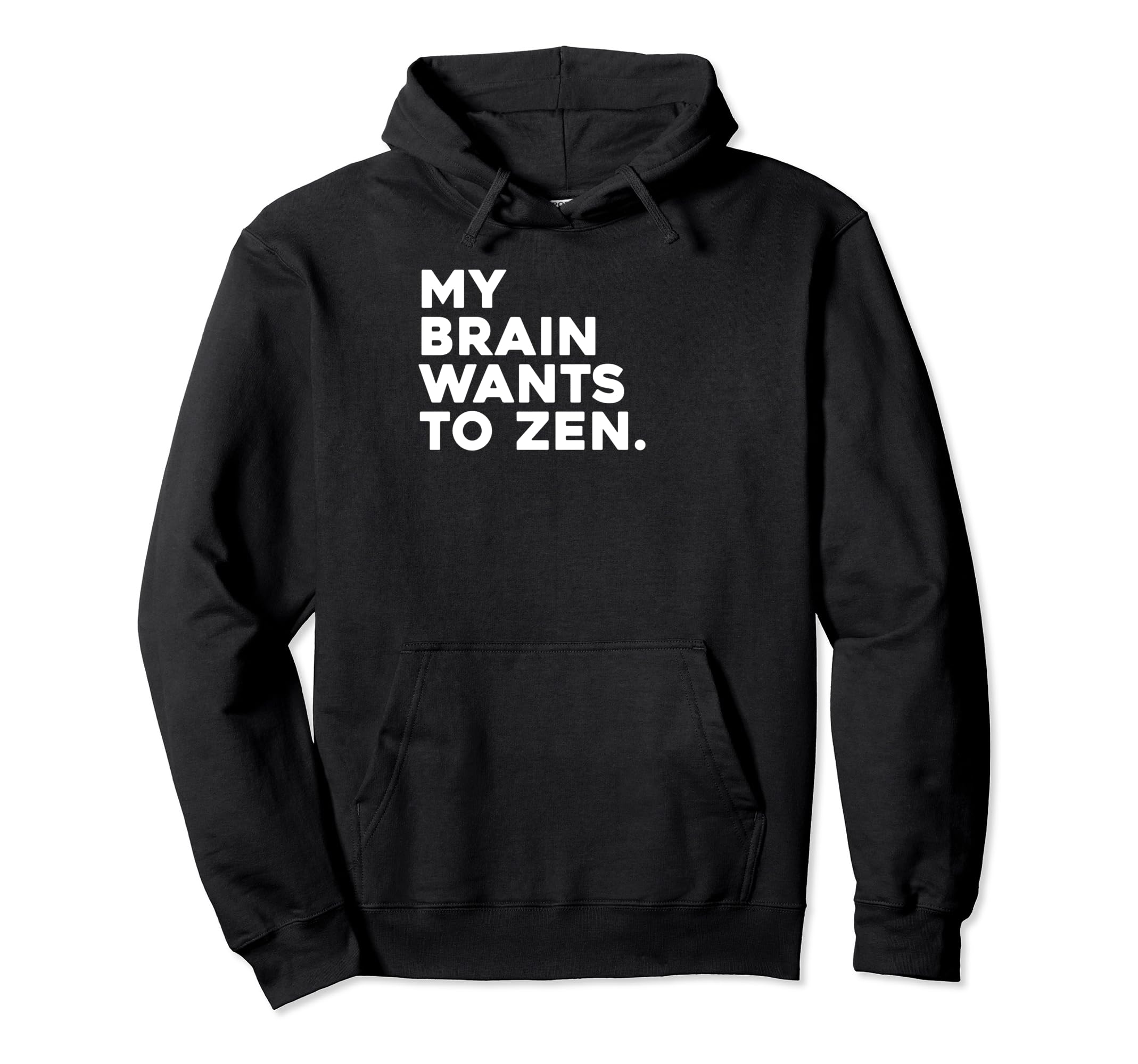 Yoga Positive Mindfulness Yogi Hoodie - Custom Art Print for Adults - T-Shirt, Sweatshirt, Hoodie