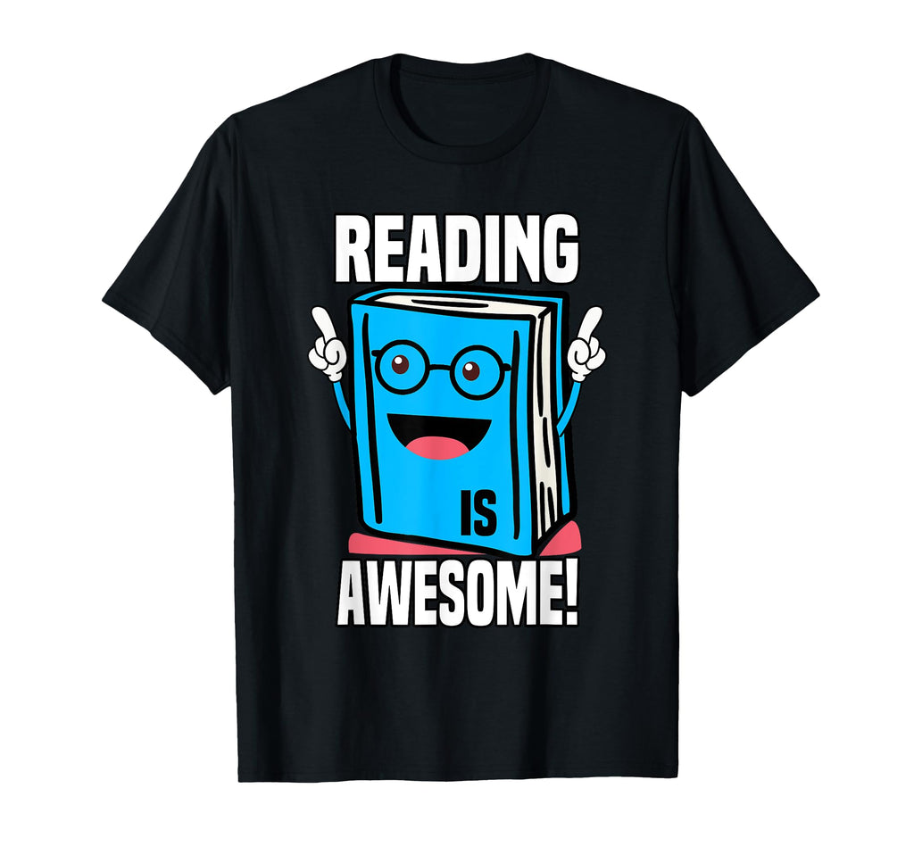 Funny Reading Is Awesome Book Nerd T-Shirt - Aesthetic Graphic Unisex - T-Shirt, Sweatshirt, Hoodie