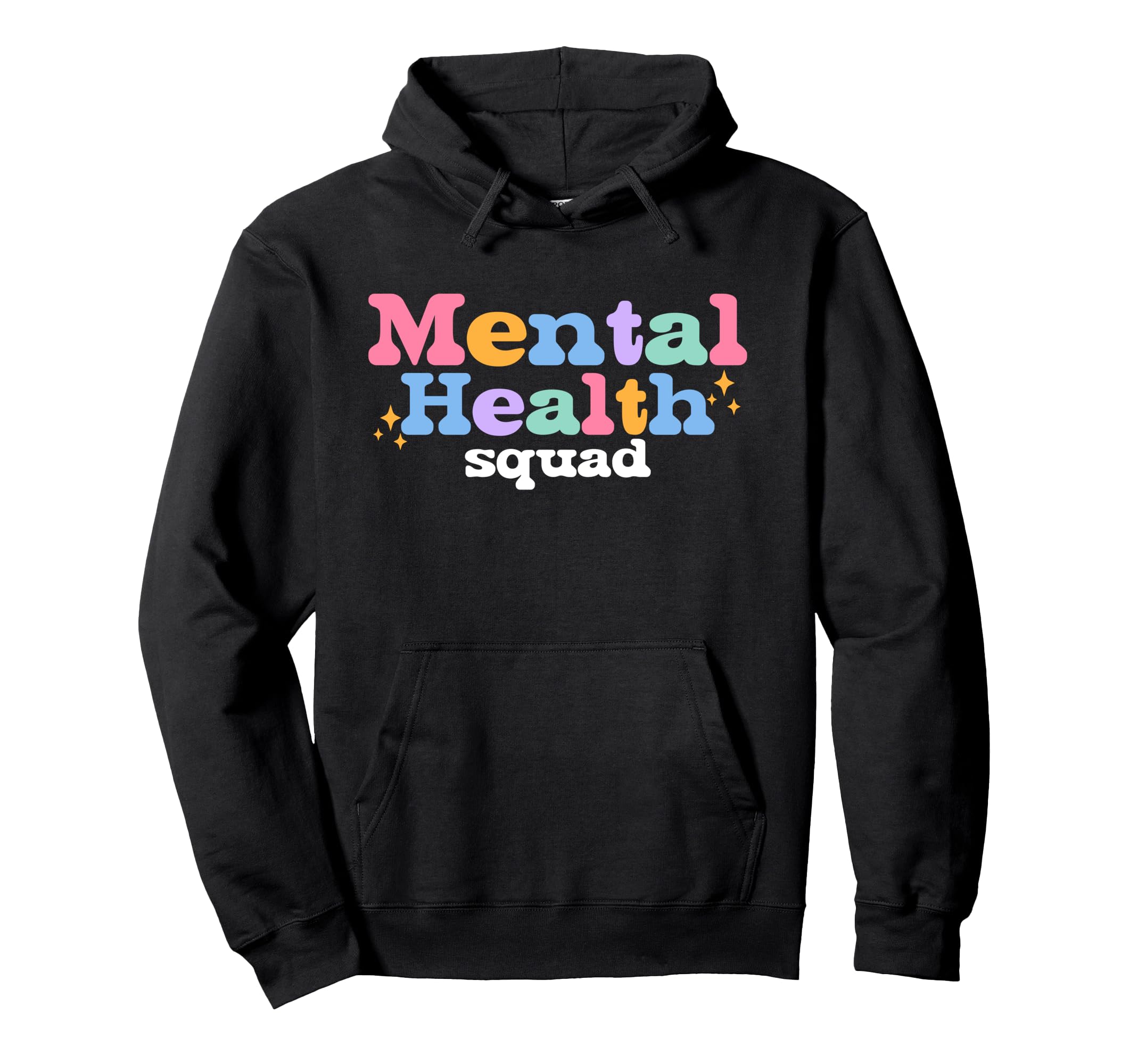 Mental Health Squad Brain Illness Mental Hoodie - Graphic Print Unisex - T-Shirt, Sweatshirt, Hoodie