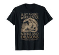 Fantasy Dragon Bookworm Reading Books T-Shirt - Trendy Graphic Unisex - T-Shirt, Sweatshirt, Hoodie