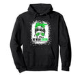 Green Messy Bun May We Wear Green Hoodie - Unique Graphic for Adults - T-Shirt, Sweatshirt, Hoodie
