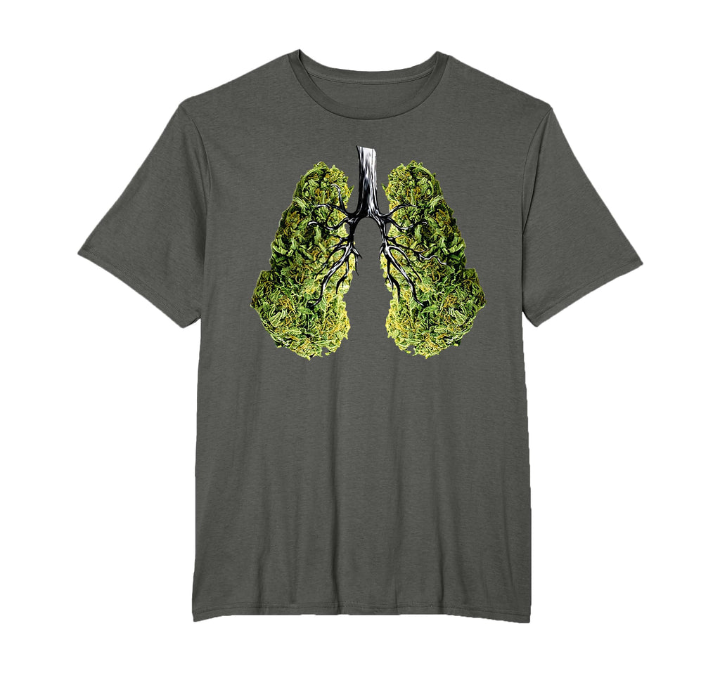 Funny Weed Lung Marijuana Bud T-Shirt - Streetwear Style for Adults - T-Shirt, Sweatshirt, Hoodie