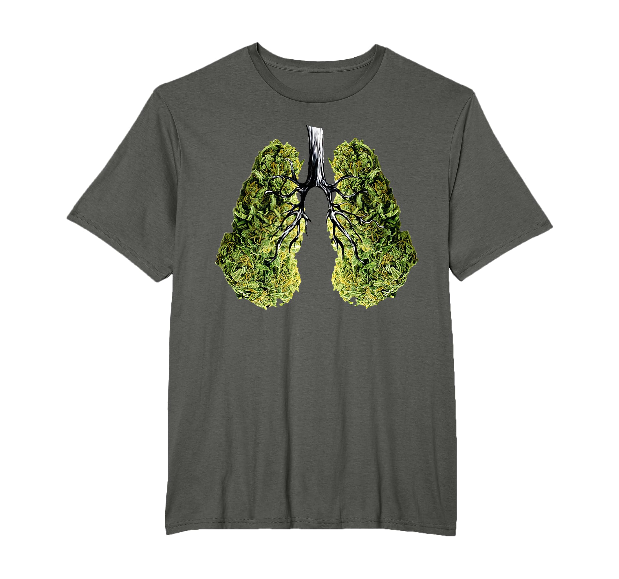 Funny Weed Lung Marijuana Bud T-Shirt - Streetwear Style for Adults - T-Shirt, Sweatshirt, Hoodie
