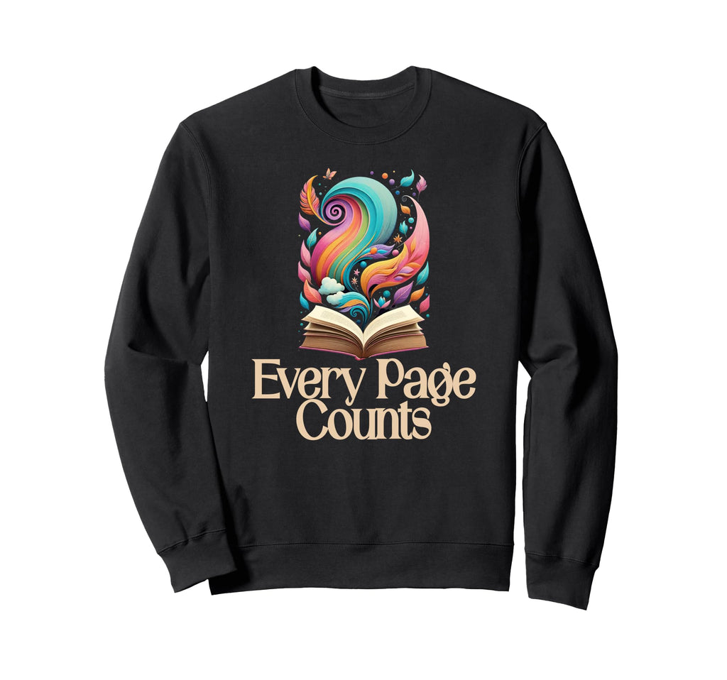 Book Worm Book Stack Reading Sweatshirt - Fun Novelty Design Men Women - T-Shirt, Sweatshirt, Hoodie