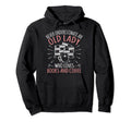 Never Underestimate Old Lady Funny Book Hoodie - Graphic Print Unisex - T-Shirt, Sweatshirt, Hoodie