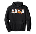 Ghost Reading Book Lovers Ghost Hoodie - Aesthetic Graphic for Adults - T-Shirt, Sweatshirt, Hoodie