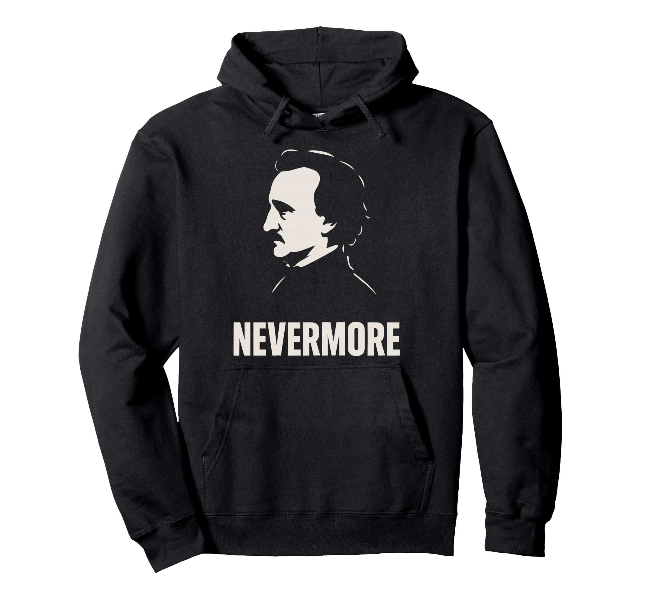 Edgar Allan Poe Gothic Literature Fan Hoodie - Custom Art Print for Adults - T-Shirt, Sweatshirt, Hoodie