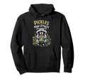 Pickles And Panic Attacks Funny Raccoon Hoodie - Graphic Print for Adults - T-Shirt, Sweatshirt, Hoodie