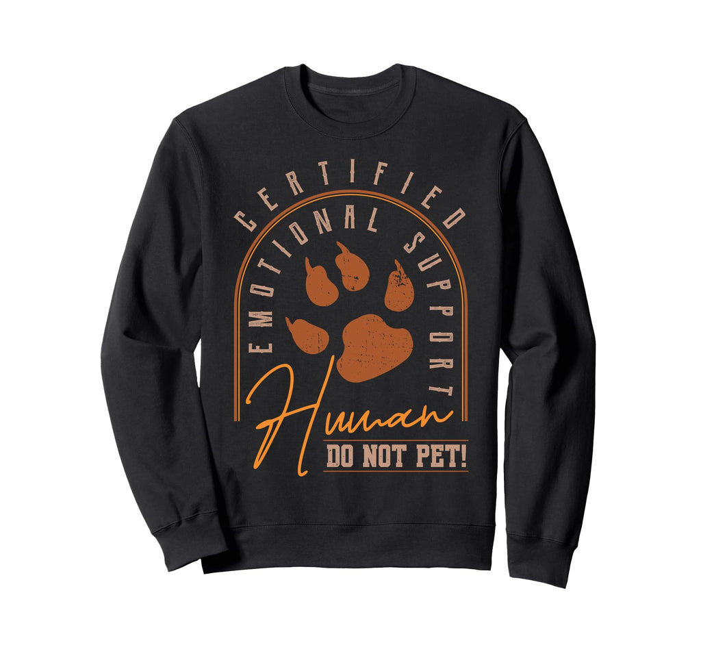 Assistant Dog Emotional Support Dog Sweatshirt - Novelty Apparel Unisex - T-Shirt, Sweatshirt, Hoodie